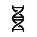 icon_agriculture_dna_strand_monochrome icon preview