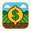 icon_agriculture_dollar_sign_filled icon preview