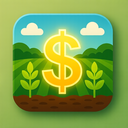 icon_agriculture_dollar_sign_glow_effect icon preview
