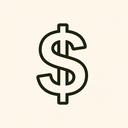 icon_agriculture_dollar_sign_minimal_outline icon preview