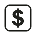icon_agriculture_dollar_sign_monochrome icon preview