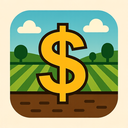 icon_agriculture_dollar_sign_sharp_edges icon preview