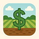 icon_agriculture_dollar_sign_simplified icon preview
