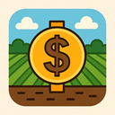 icon_agriculture_dollar_sign_technical icon preview