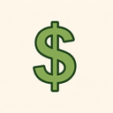 icon_agriculture_dollar_sign_thin icon preview