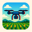 icon_agriculture_drone_digital_glitch icon preview