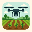 icon_agriculture_drone_flat_design icon preview