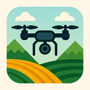 icon_agriculture_drone_geometric icon preview