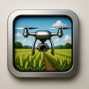 icon_agriculture_drone_metallic icon preview