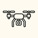 icon_agriculture_drone_minimal_outline icon preview