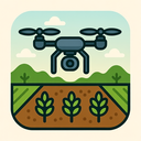 icon_agriculture_drone_vector icon preview