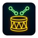 icon_agriculture_drum_neon icon preview