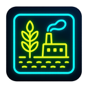 icon_agriculture_factory_neon icon preview