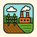 icon_agriculture_factory_vector icon preview
