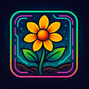 icon_agriculture_flower_cyberpunk icon preview