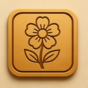 icon_agriculture_flower_embossed icon preview