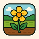 icon_agriculture_flower_filled icon preview