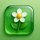 icon_agriculture_flower_glassy icon preview