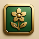 icon_agriculture_flower_metallic icon preview
