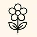 icon_agriculture_flower_minimal_outline icon preview