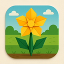 icon_agriculture_flower_origami icon preview