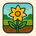 icon_agriculture_flower_sharp_edges icon preview