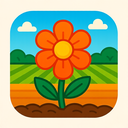 icon_agriculture_flower_vibrant_colors icon preview
