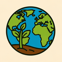 icon_agriculture_globe_bold icon preview