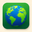 icon_agriculture_globe_digital_glitch icon preview