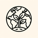 icon_agriculture_globe_line_art icon preview