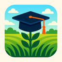 icon_agriculture_graduation_cap_digital_glitch icon preview