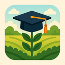 icon_agriculture_graduation_cap_filled icon preview
