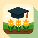 icon_agriculture_graduation_cap_flat_design icon preview