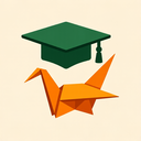icon_agriculture_graduation_cap_origami icon preview