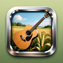 icon_agriculture_guitar_metallic icon preview