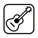icon_agriculture_guitar_monochrome icon preview