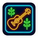 icon_agriculture_guitar_neon icon preview