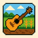 icon_agriculture_guitar_pixel_art icon preview