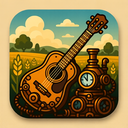 icon_agriculture_guitar_steampunk icon preview