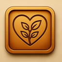 icon_agriculture_heart_embossed icon preview