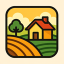 icon_agriculture_house_bold icon preview