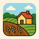 icon_agriculture_house_filled icon preview