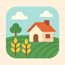 icon_agriculture_house_flat_pastel icon preview