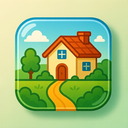 icon_agriculture_house_glassy icon preview