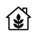 icon_agriculture_house_monochrome icon preview