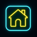 icon_agriculture_house_neon icon preview