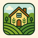 icon_agriculture_house_organic_pattern icon preview