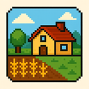 icon_agriculture_house_pixel_art icon preview