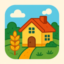 icon_agriculture_house_playful icon preview