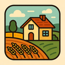 icon_agriculture_house_retro icon preview